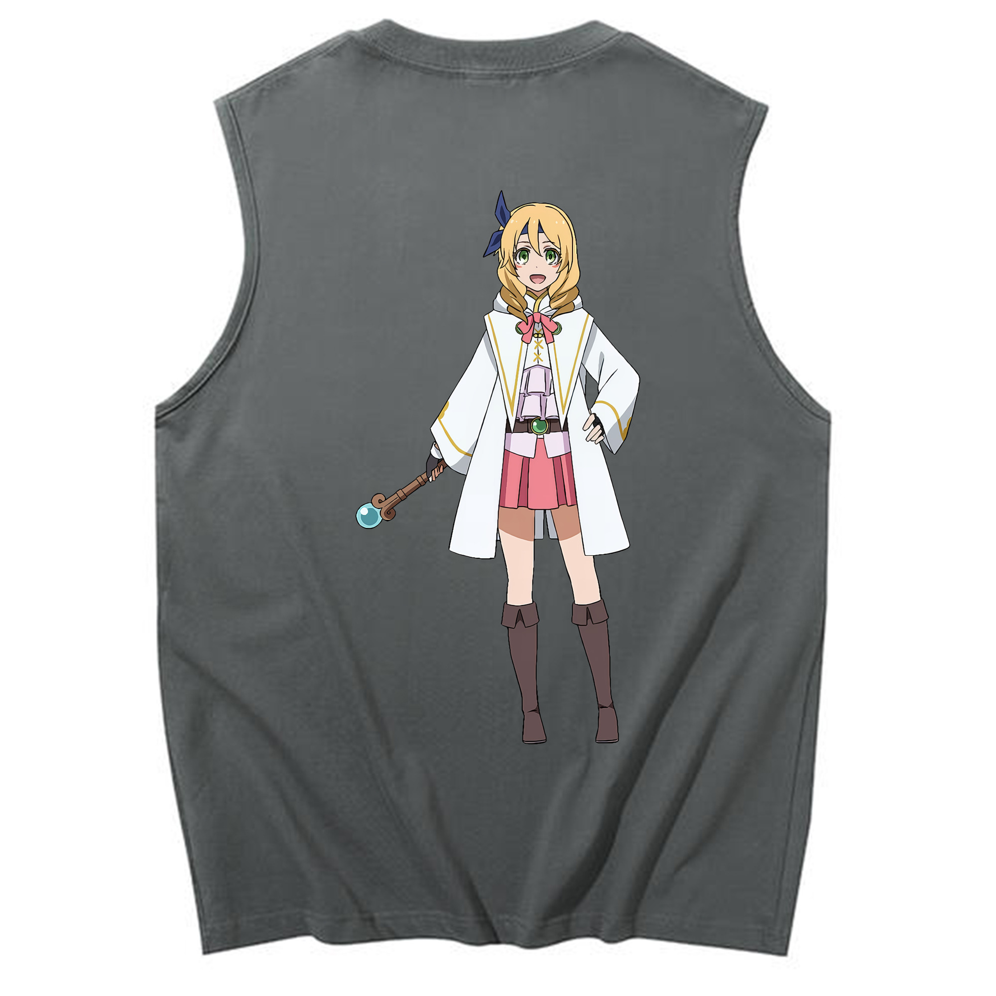 （画像用） 転スラ Regarding Reincarnated to Slime コットン100％タンクトップ（背面プリント）